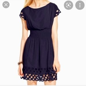 Bar III Smocked Eyelet Dress, Size XS